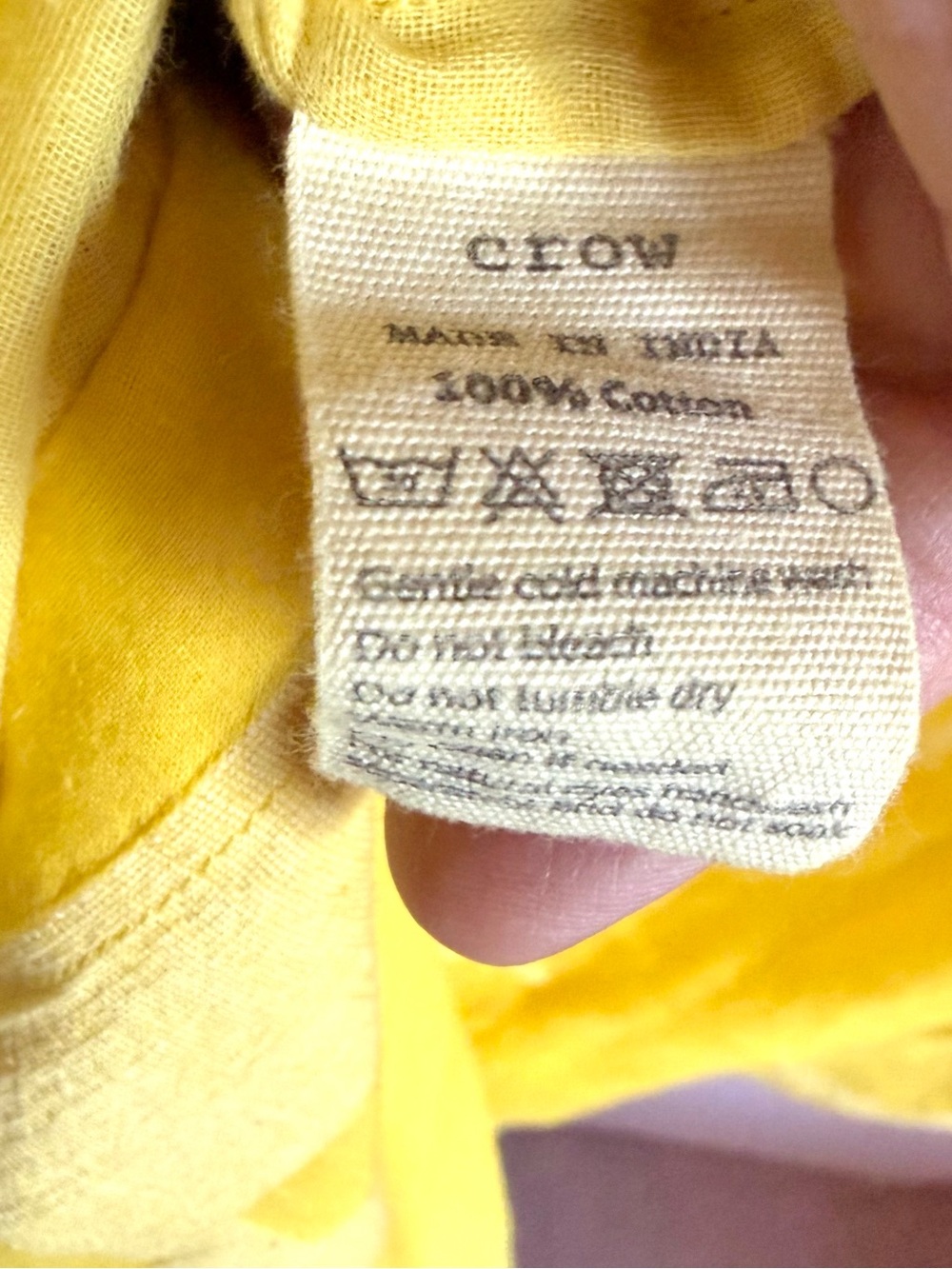 World of Crow ππ¦ββ¬ Vibrant Yellow Jamdani Dress OS 5x 2x 1x FLAW - Picture 7 of 10